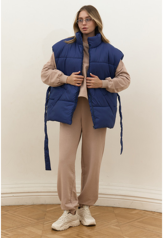 Жилет oversize синій. Maritel. Зображення 14 Жилет oversize синій. Maritel. Зображення 14