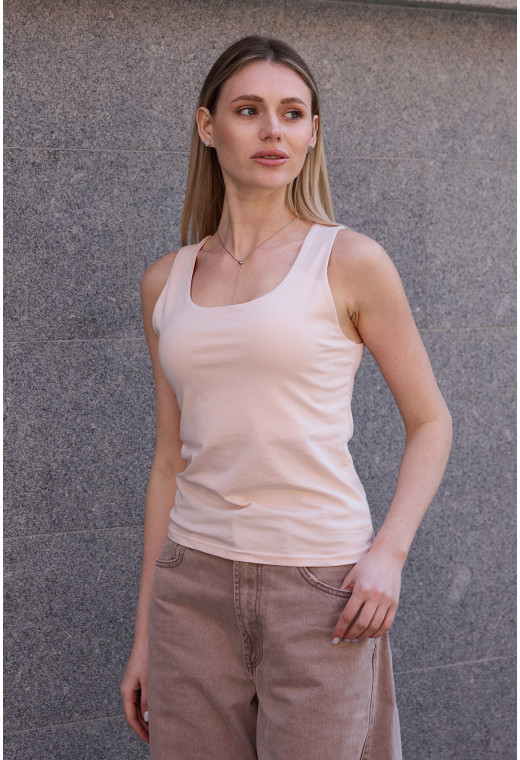 Майка кулір бежева. Maritel. Зображення 7
