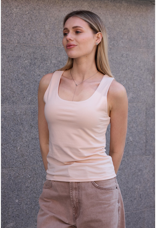 Майка кулір бежева. Maritel. Зображення 9