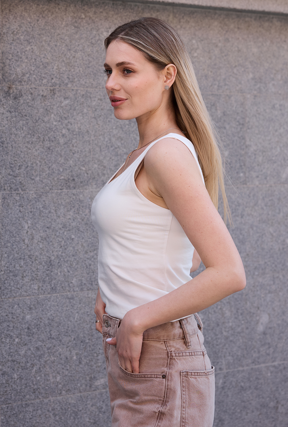 Майка кулир молочная. Maritel. Изображенние 1