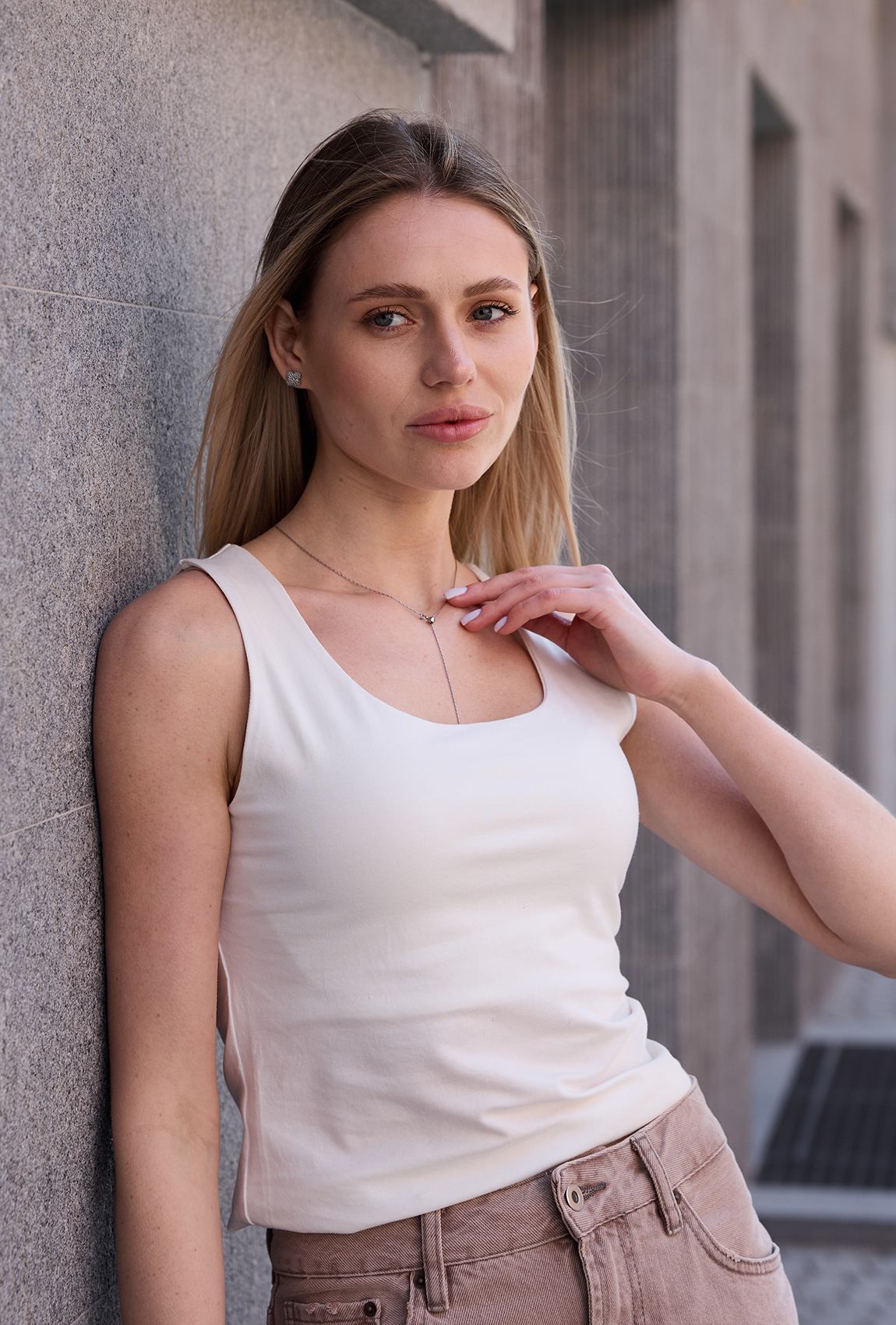 Майка кулир молочная. Maritel. Изображенние 3