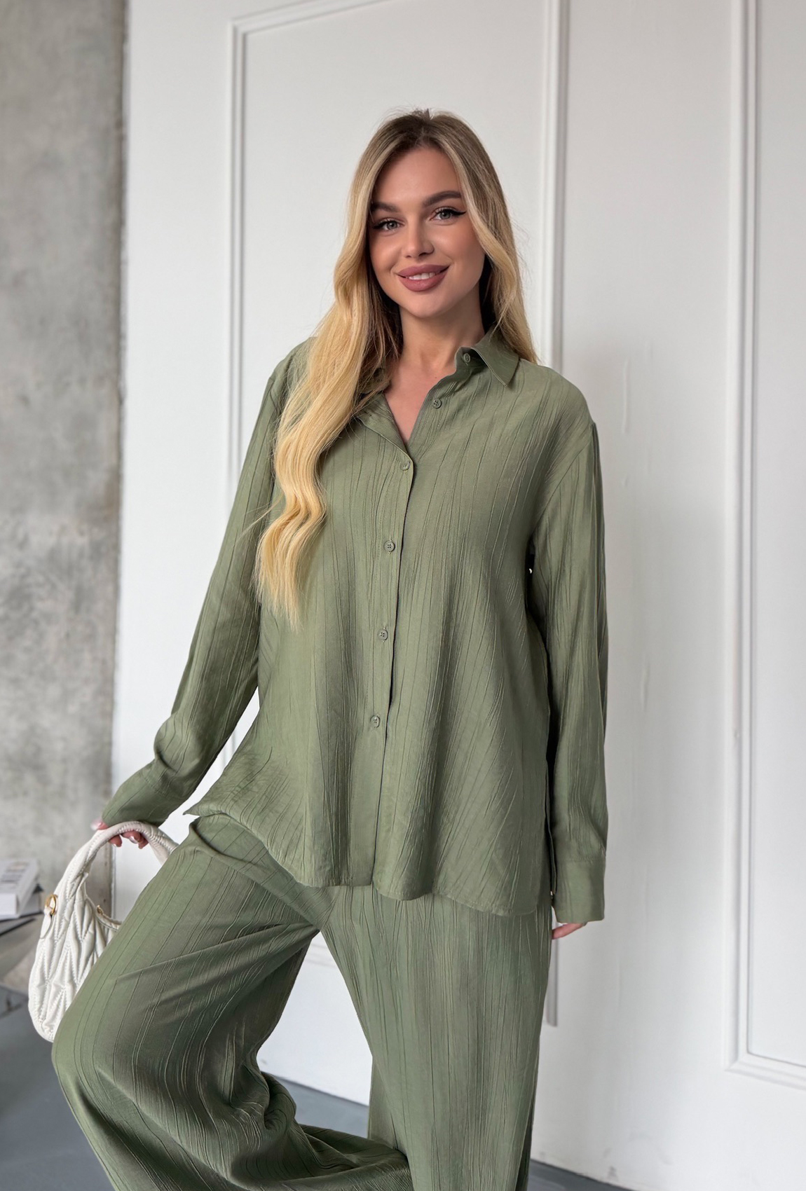 Костюм хлопок олива. Maritel. Изображенние 5