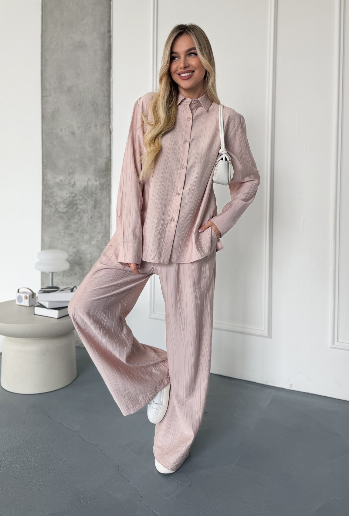 Костюм хлопок пудровый. Maritel. Изображенние 3