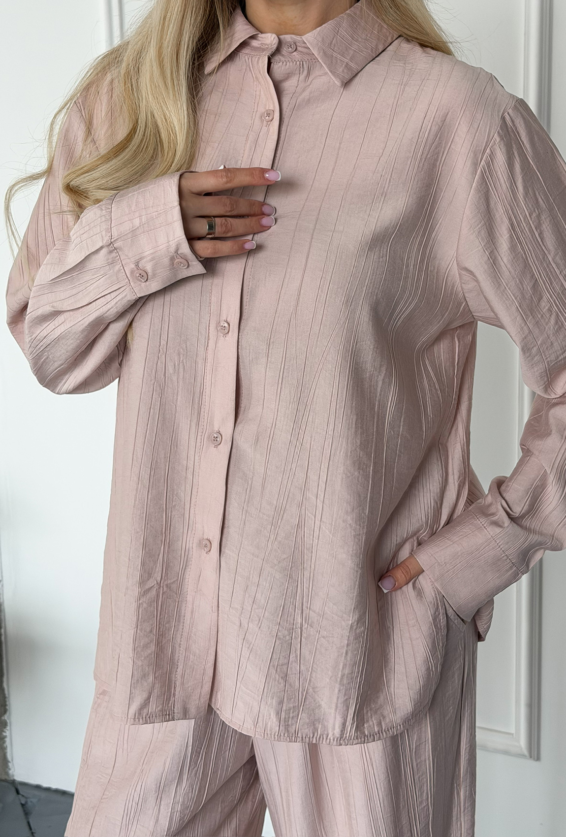 Костюм хлопок пудровый. Maritel. Изображенние 5
