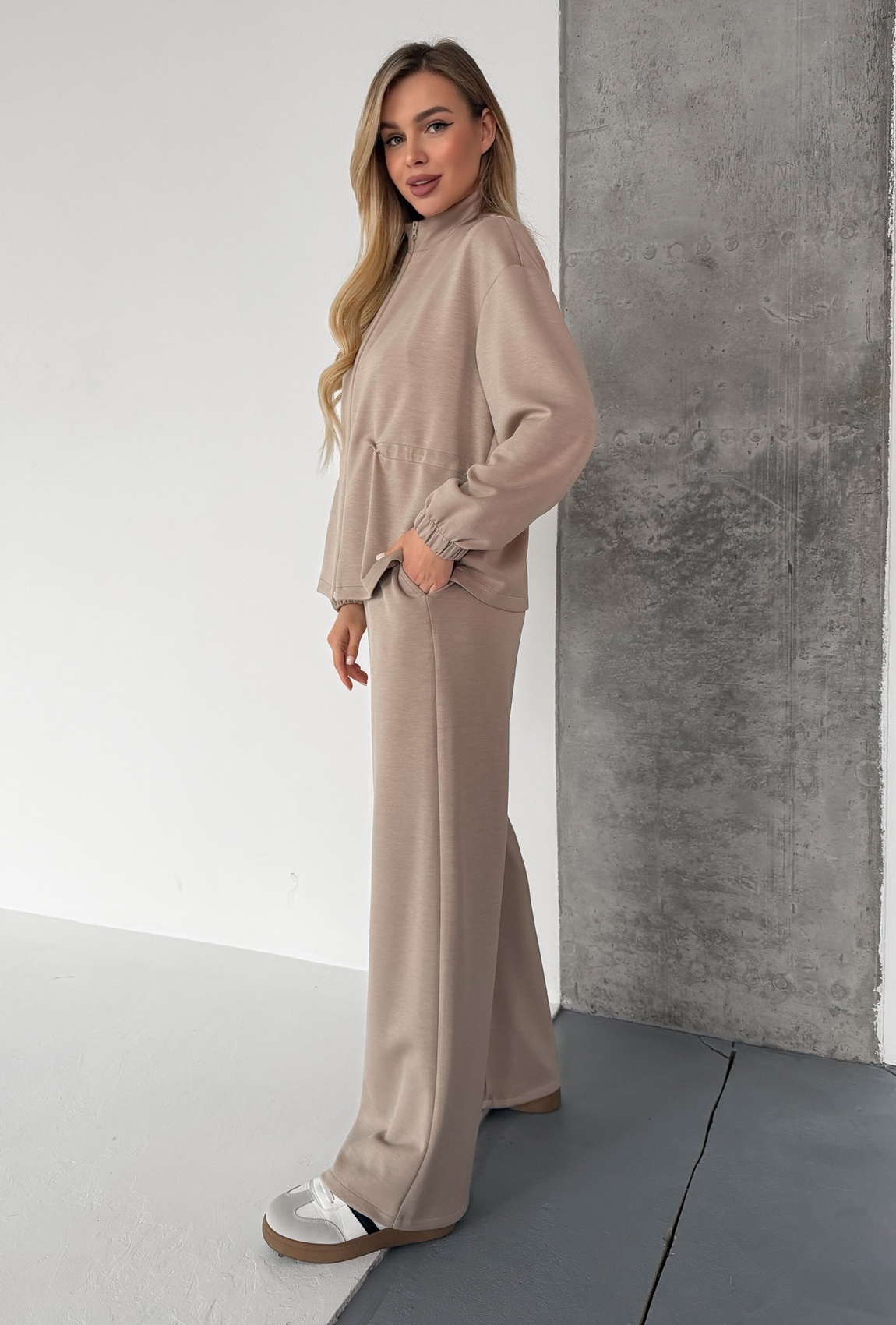 Костюм модал бежевый. Maritel. Изображенние 1