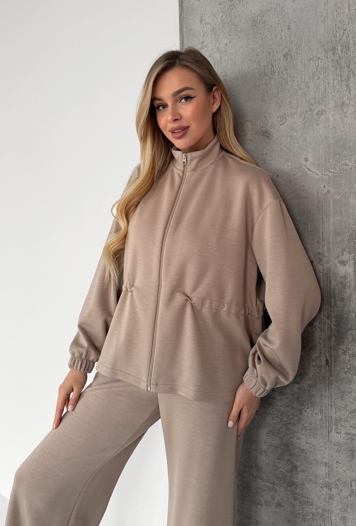 Костюм модал бежевый. Maritel. Изображенние 4