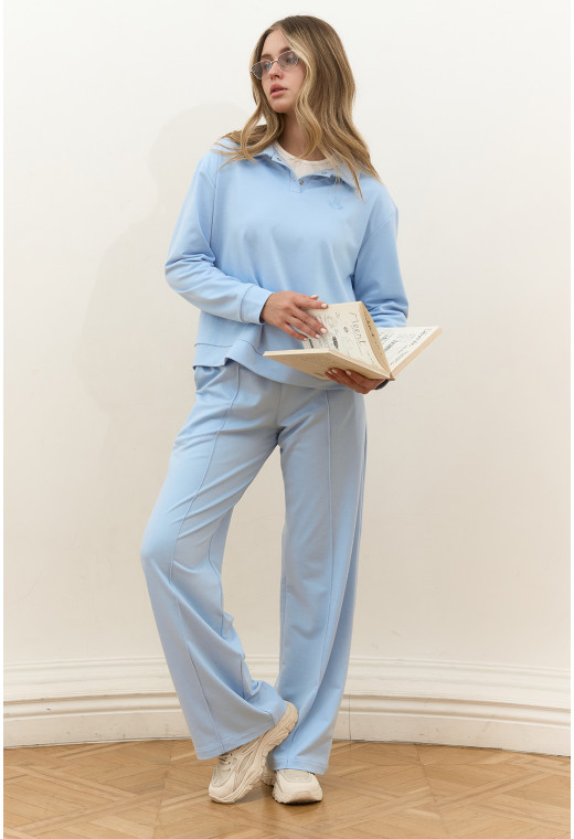 Костюм поло блакитний. Maritel. Зображення 1