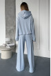 Костюм велюровий з затяжками блакитний. Maritel. Зображення 2 Костюм велюровий з затяжками блакитний. Maritel. Зображення 2
