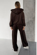 Костюм велюровый с затяжками шоколадный. Maritel. Изображенние 2 Костюм велюровый с затяжками шоколадный. Maritel. Изображенние 2