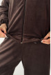 Костюм велюровый с затяжками шоколадный. Maritel. Изображенние 4 Костюм велюровый с затяжками шоколадный. Maritel. Изображенние 4
