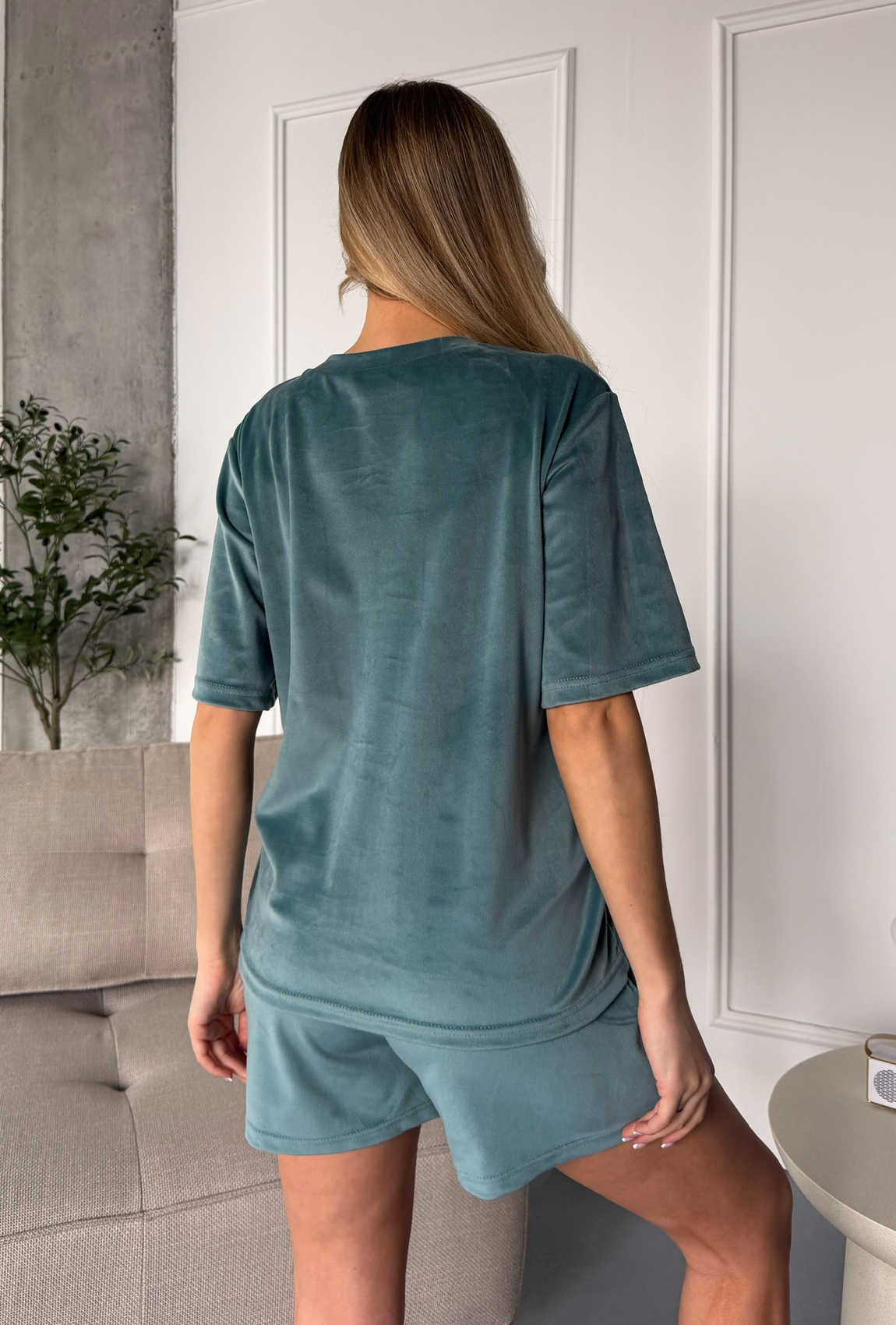 Піжама обрі з шортами морська хвиля. Maritel. Зображення 2