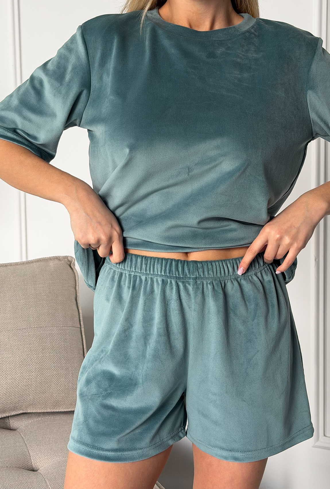 Піжама обрі з шортами морська хвиля. Maritel. Зображення 5