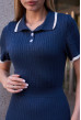 Платье вязка поло косы синее. Maritel. Изображенние 5 Платье вязка поло косы синее. Maritel. Изображенние 5