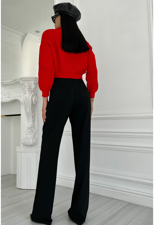 Черные брюки классические — 240306. Maritel. Изображенние 2 Черные брюки классические — 240306. Maritel. Изображенние 2