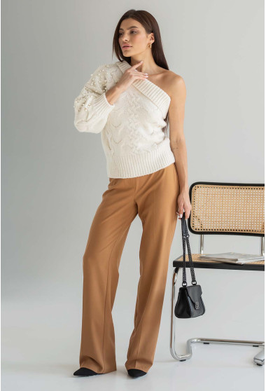 Брюки классические горчица. Maritel. Изображенние 7 Брюки классические горчица. Maritel. Изображенние 7