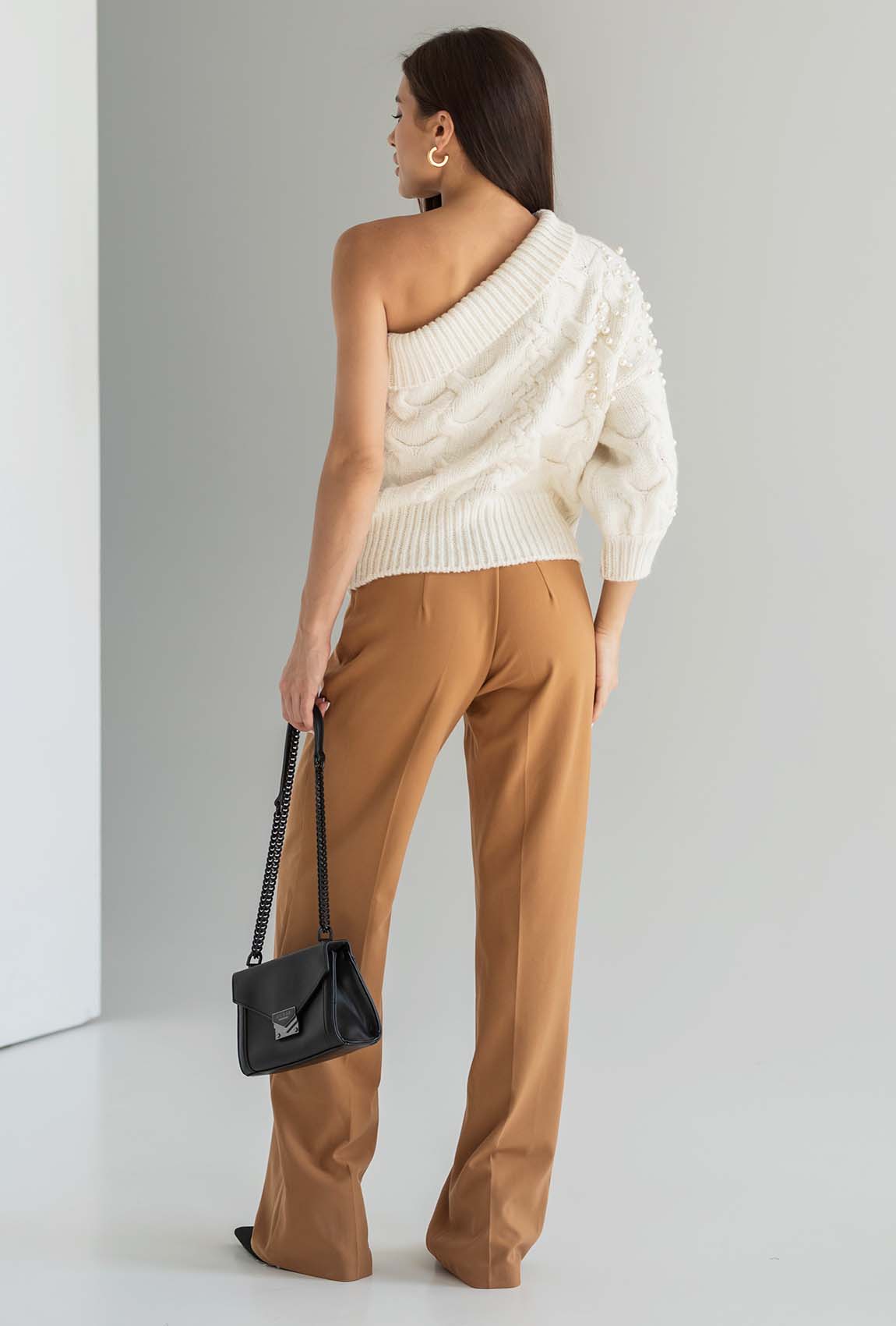 Брюки класичні Гірчиця —  743488. Maritel. Зображення 1