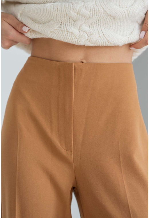 Брюки классические горчица. Maritel. Изображенние 3