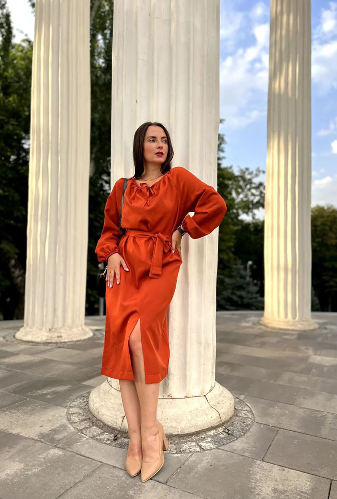 Теракотова сукня Україна  —  276282. Maritel Теракотова сукня Україна  —  276282. Maritel