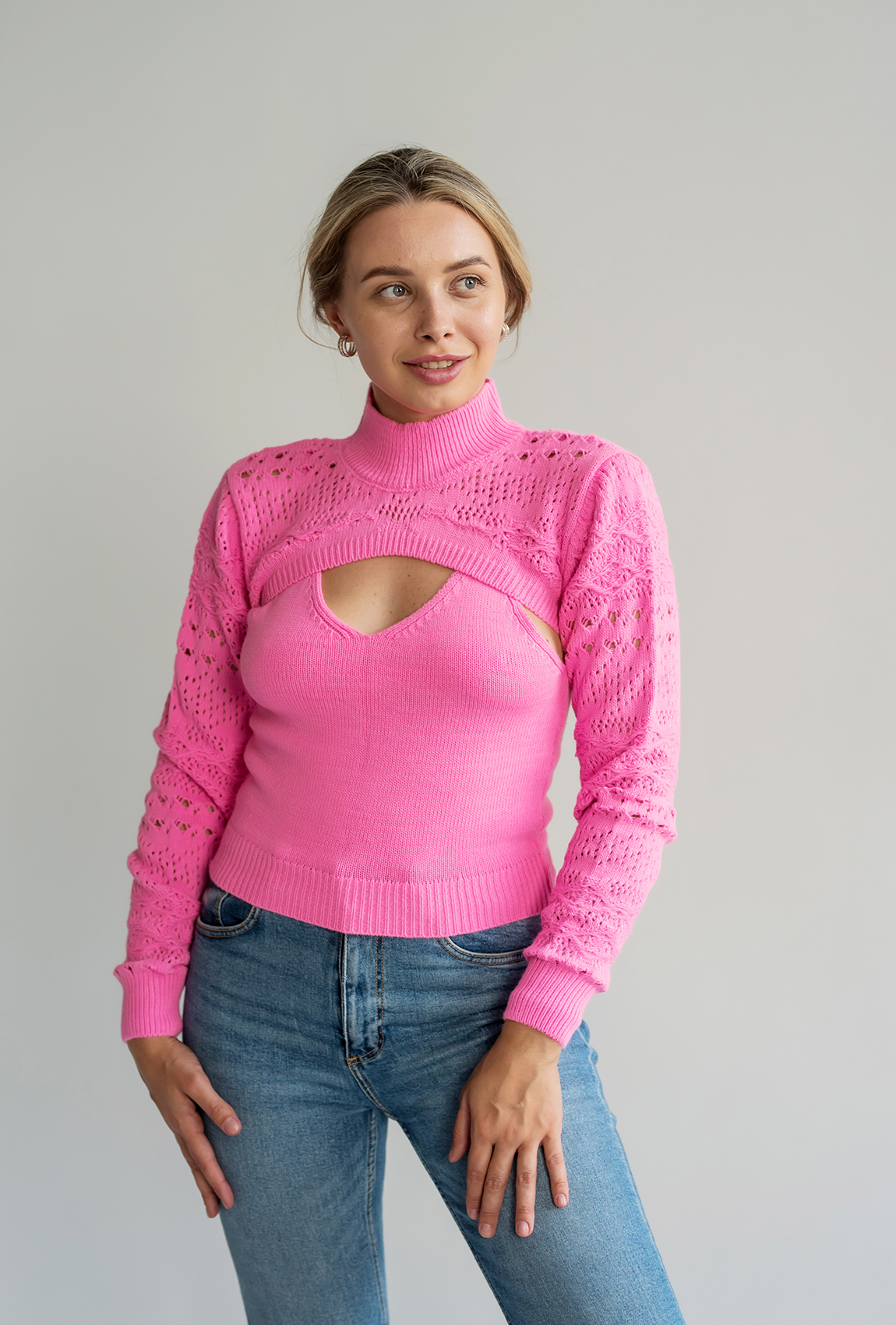 Розовая майка + болеро — 163762. Maritel Розовая майка + болеро — 163762. Maritel