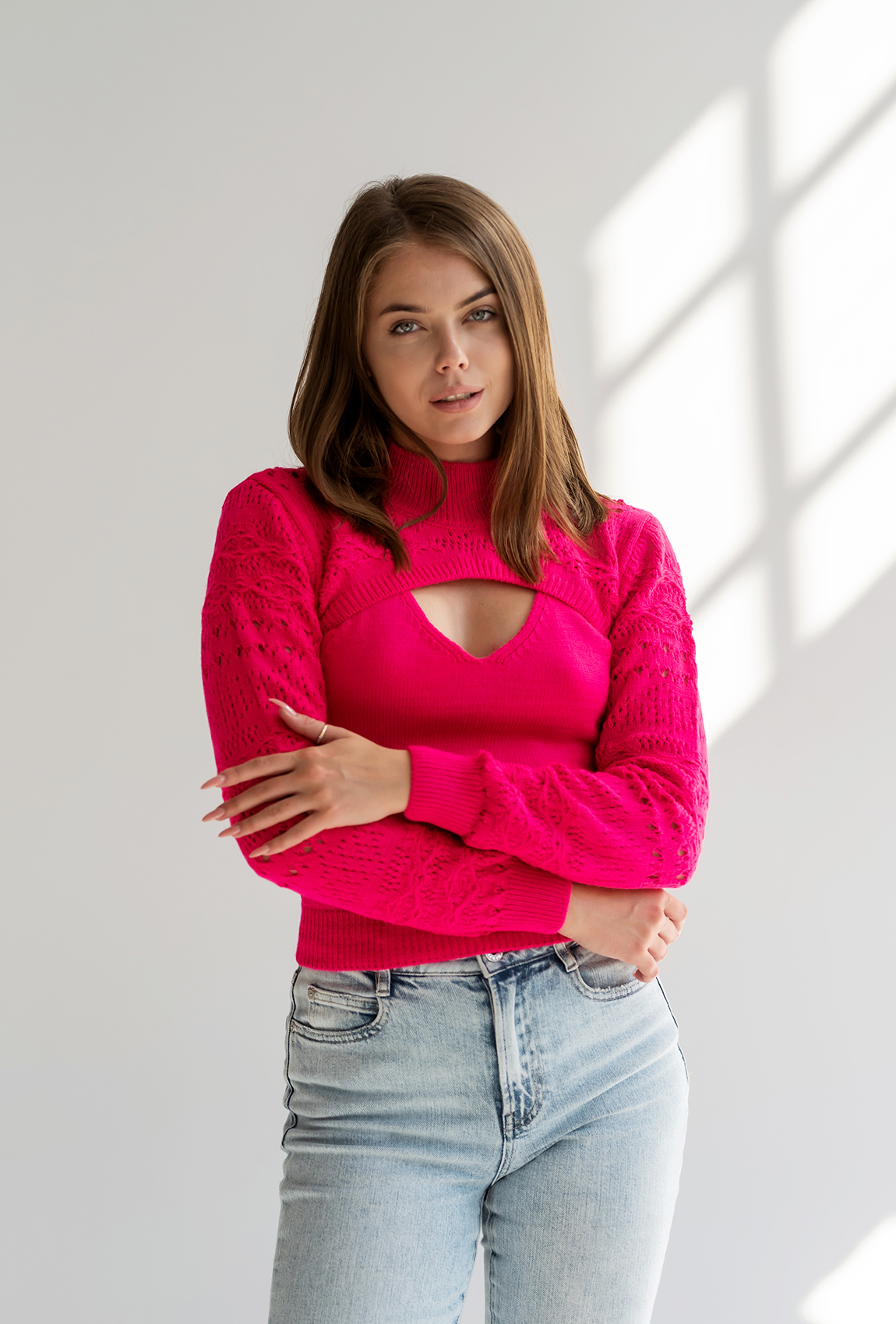 Малиновая майка + болеро — 417019. Maritel Малиновая майка + болеро — 417019. Maritel