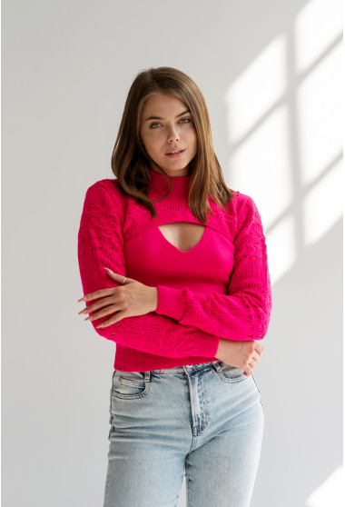 Малинова майка + болеро. Maritel. Зображення 8