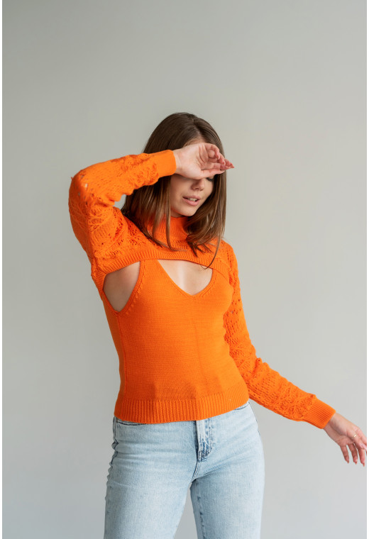 Оранжевая майка + болеро — 133386. Maritel. Изображенние 1 Оранжевая майка + болеро — 133386. Maritel. Изображенние 1