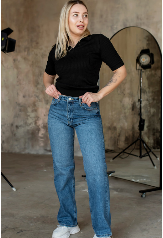 Сині джинси прямі — 818871. Maritel. Зображення 3 Сині джинси прямі — 818871. Maritel. Зображення 3
