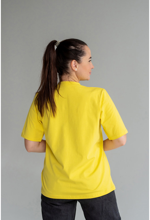Жовта класична футболка — 515226. Maritel. Зображення 1 Жовта класична футболка — 515226. Maritel. Зображення 1