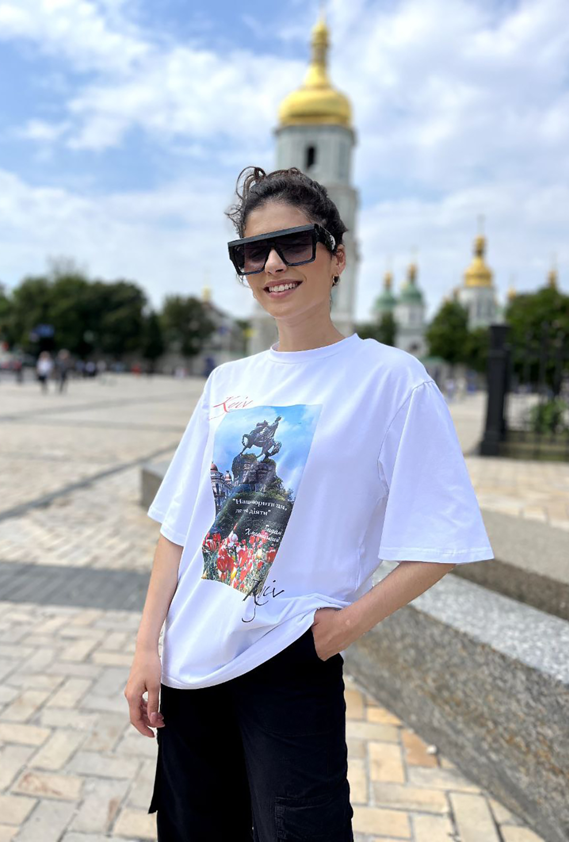 Белая футболка принт с Богданом Хмельницким  —  349928. Maritel. Изображенние 3 Белая футболка принт с Богданом Хмельницким  —  349928. Maritel. Изображенние 3