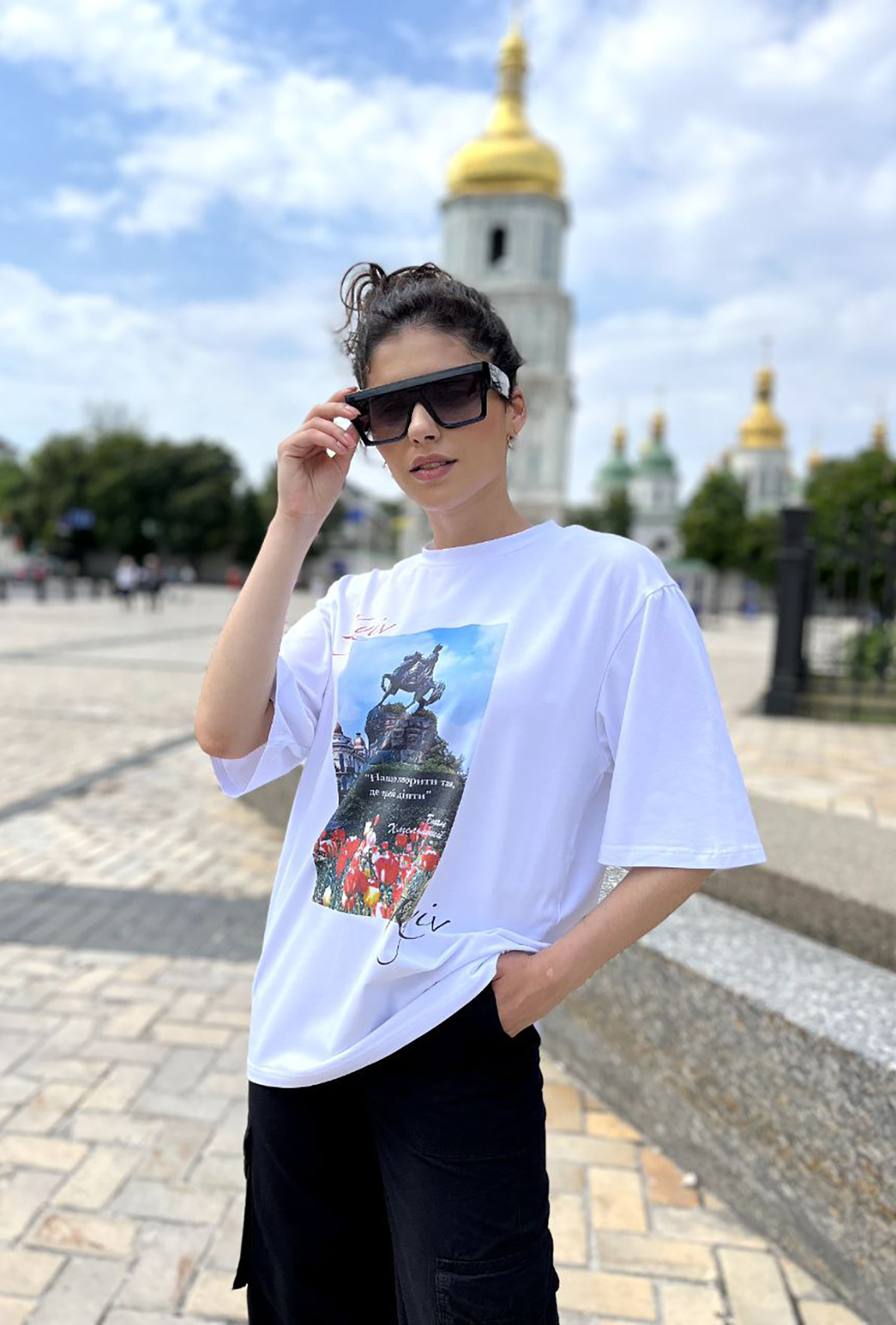 Белая футболка принт с Богданом Хмельницким  —  349928. Maritel. Изображенние 4 Белая футболка принт с Богданом Хмельницким  —  349928. Maritel. Изображенние 4