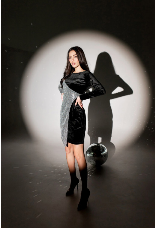 Сукня галактика чорна/срібло — 764419. Maritel. Зображення 1 Сукня галактика чорна/срібло — 764419. Maritel. Зображення 1