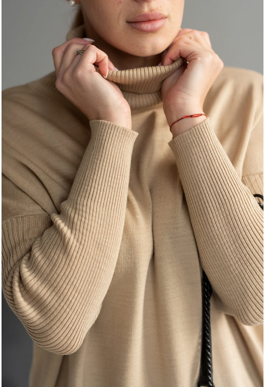 Бежевий гольф подовжений — 752790. Maritel. Зображення 2 Бежевий гольф подовжений — 752790. Maritel. Зображення 2