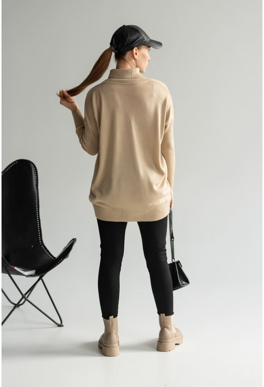 Бежевий гольф подовжений — 752790. Maritel. Зображення 1 Бежевий гольф подовжений — 752790. Maritel. Зображення 1