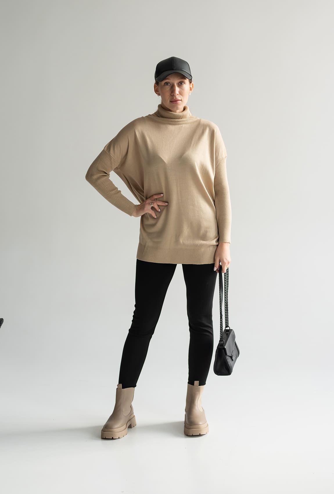 Бежевий гольф подовжений —  752790. Maritel