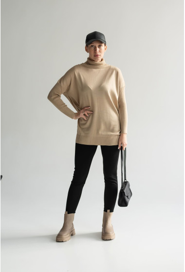 Бежевий гольф подовжений. Maritel. Зображення 9