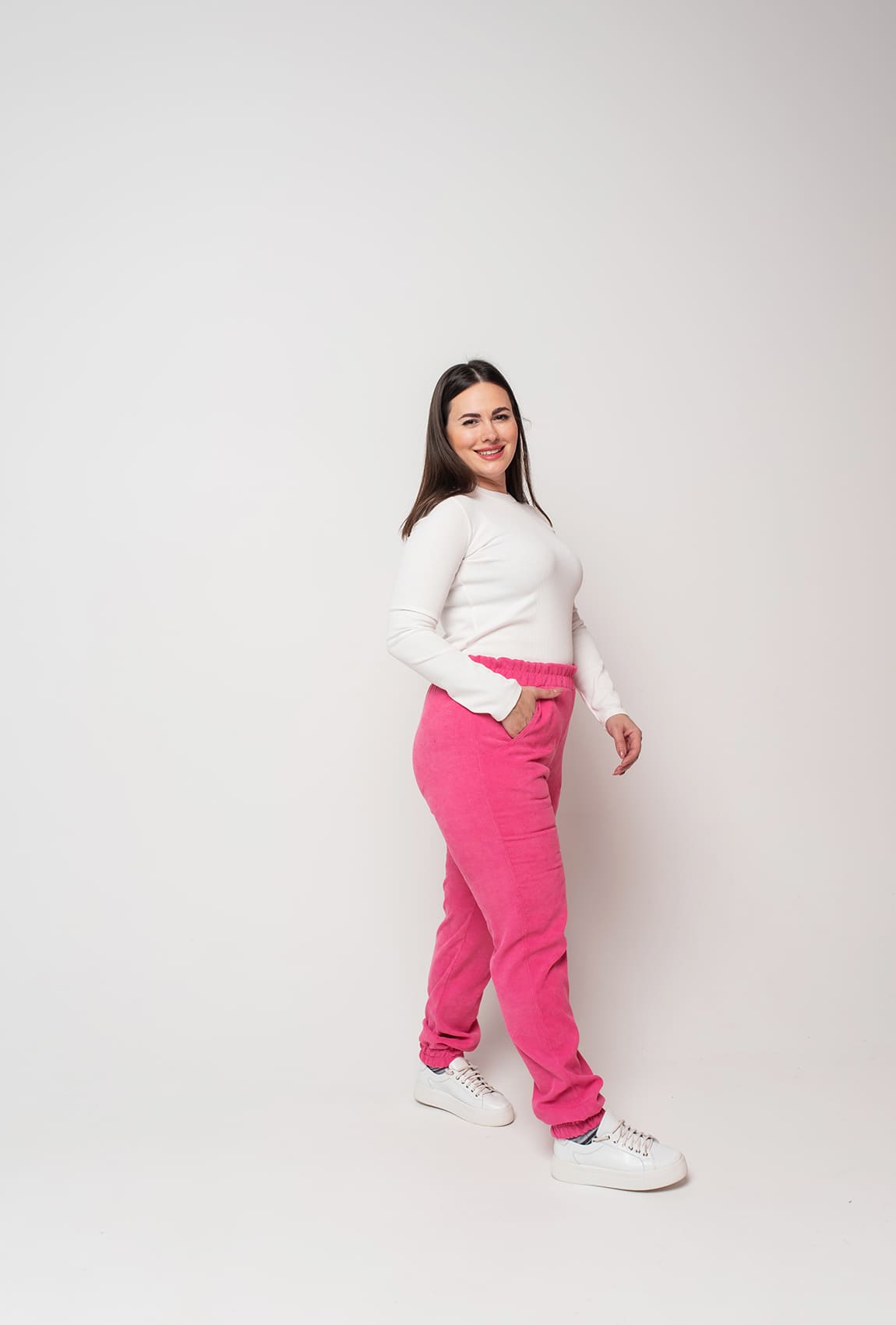 Рожеві штани джоггери — 430434. Maritel Рожеві штани джоггери — 430434. Maritel