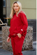 Червоний костюм худі петля з довязом — 837843. Maritel. Зображення 2 Червоний костюм худі петля з довязом — 837843. Maritel. Зображення 2