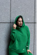 Зеленый костюм худи петля с довязом. Maritel. Изображенние 1 Зеленый костюм худи петля с довязом. Maritel. Изображенние 1