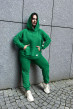 Зеленый костюм худи петля с довязом. Maritel. Изображенние 2 Зеленый костюм худи петля с довязом. Maritel. Изображенние 2