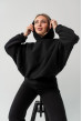 Черный костюм флис с капюшоном — 939963. Maritel. Изображенние 1 Черный костюм флис с капюшоном — 939963. Maritel. Изображенние 1