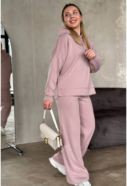 Пудровий костюм відстрочка з капюшоном — 280275. Maritel. Зображення 1 Пудровий костюм відстрочка з капюшоном — 280275. Maritel. Зображення 1