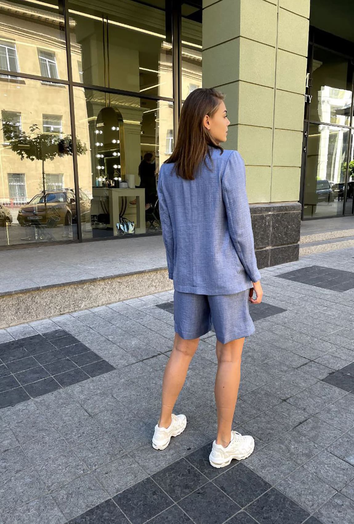 Синий костюм пиджак и шорты — 534518. Maritel. Изображенние 1 Синий костюм пиджак и шорты — 534518. Maritel. Изображенние 1