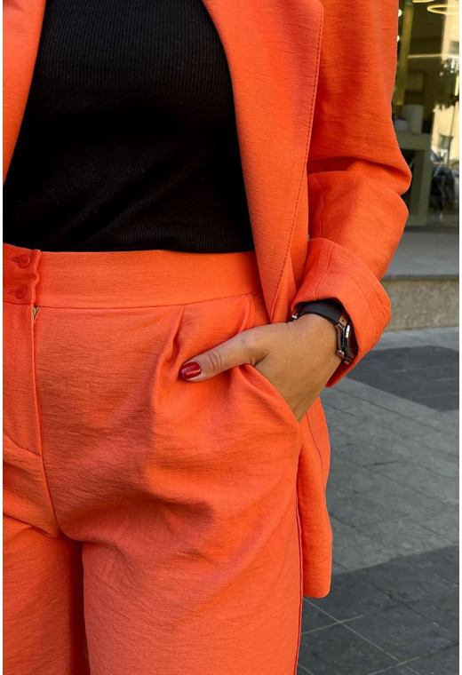 Оранжевый костюм пиджак и шорты — 812570. Maritel. Изображенние 2 Оранжевый костюм пиджак и шорты — 812570. Maritel. Изображенние 2