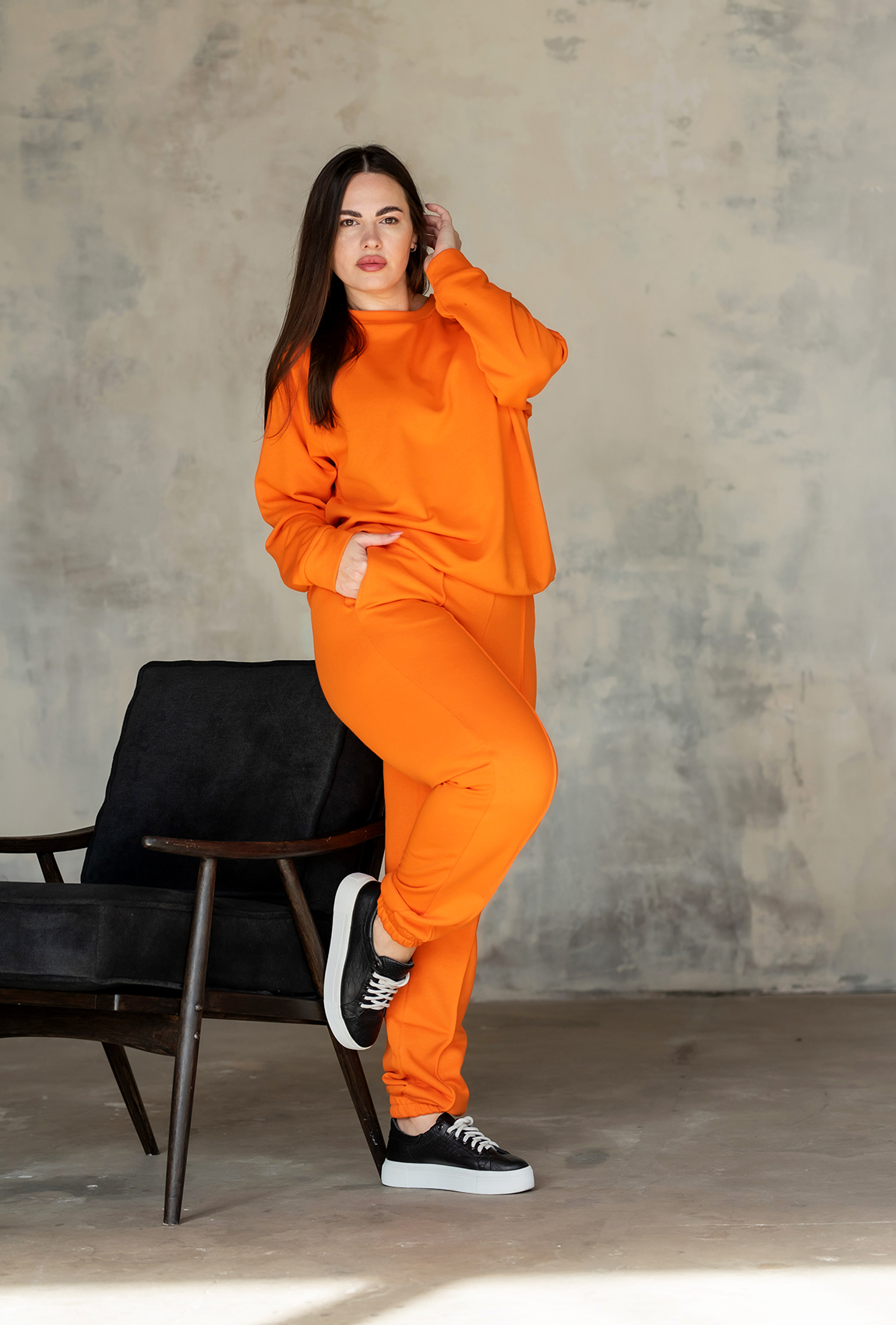 Помаранчевий спортивний костюм з відстрочкою — 231944. Maritel Помаранчевий спортивний костюм з відстрочкою — 231944. Maritel
