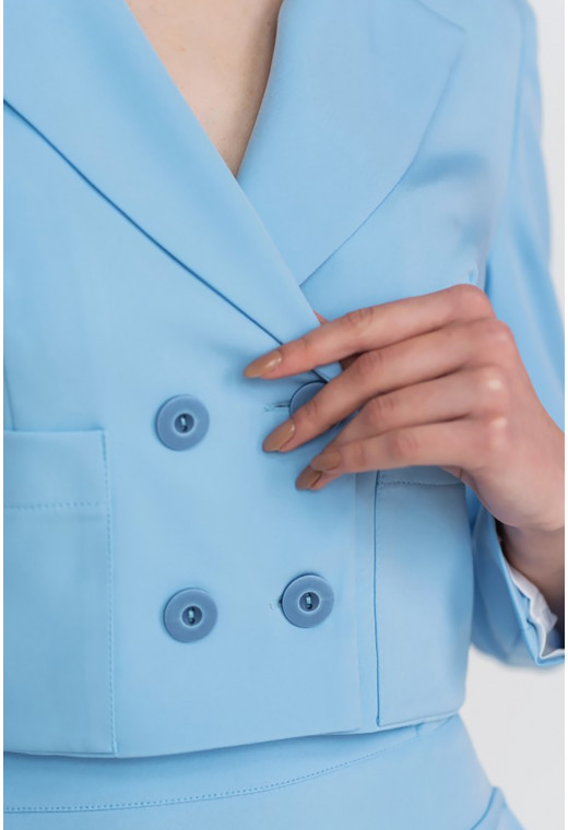 Синий костюм жаклин — 957422. Maritel. Изображенние 1 Синий костюм жаклин — 957422. Maritel. Изображенние 1