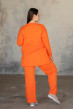 Оранжевый вязаный костюм с туникой — 223527. Maritel. Изображенние 1 Оранжевый вязаный костюм с туникой — 223527. Maritel. Изображенние 1
