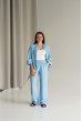 Голубой брючный костюм с летним жакетом — 315735. Maritel Голубой брючный костюм с летним жакетом — 315735. Maritel