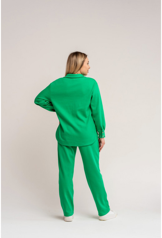 Зеленый костюм с рубашкой — 778913. Maritel. Изображенние 1 Зеленый костюм с рубашкой — 778913. Maritel. Изображенние 1