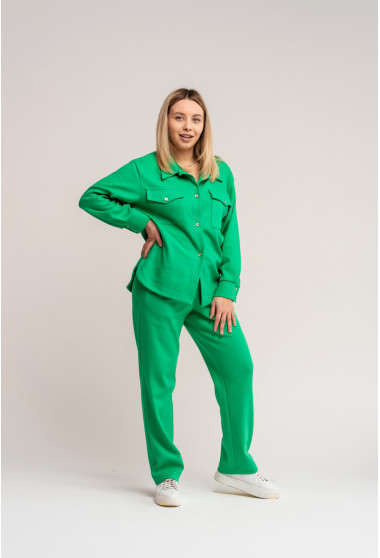 Зелений костюм з сорочкою . Maritel. Зображення 9