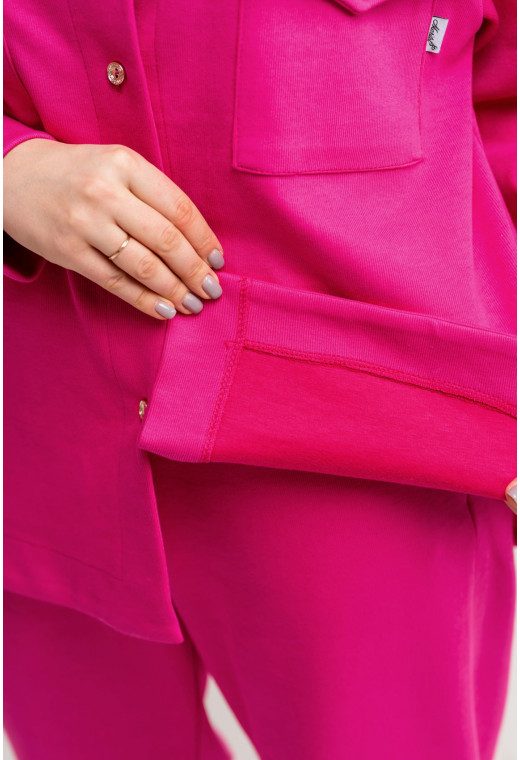 Малиновый костюм с рубашкой — 449106. Maritel. Изображенние 1 Малиновый костюм с рубашкой — 449106. Maritel. Изображенние 1